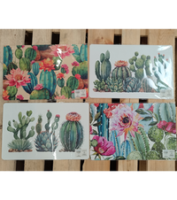 4-Piece Cactus Liberty Placemat Set 30x45 Tellini S.r.l. Wholesale Clothing